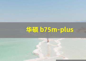 华硕 b75m-plus